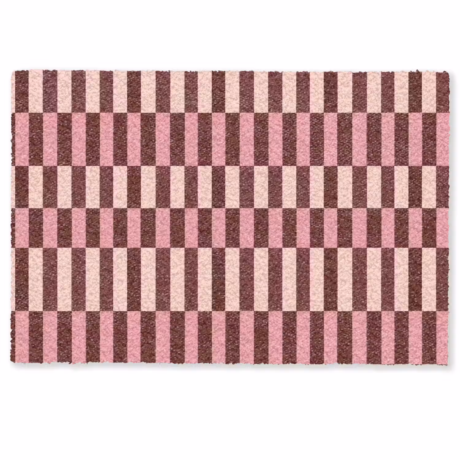 Roze - Rood - Blokjes Deurmat klein 898 -zkaufland3d