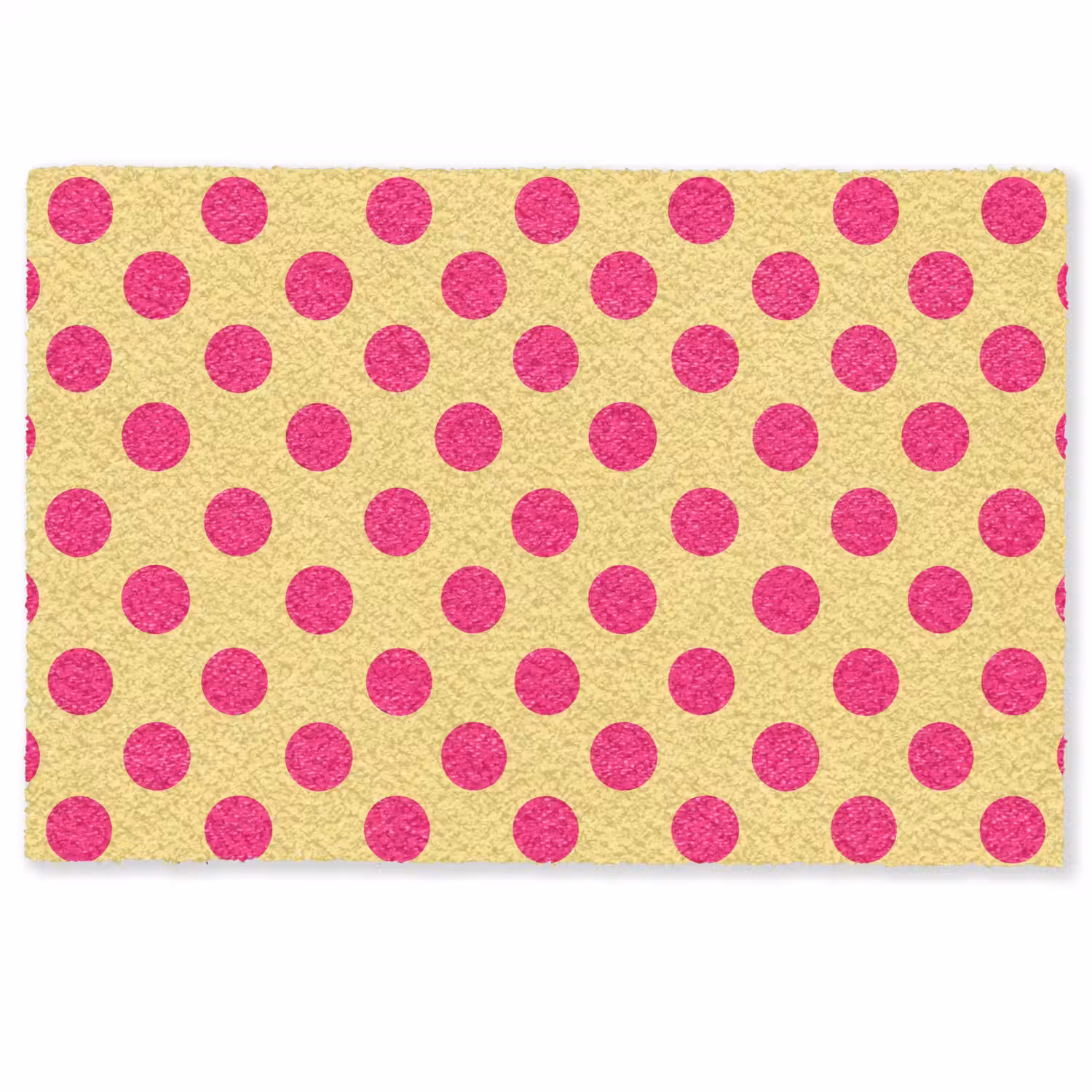 Roze - Stippen - Geel Deurmat klein 898 -zkaufland3d