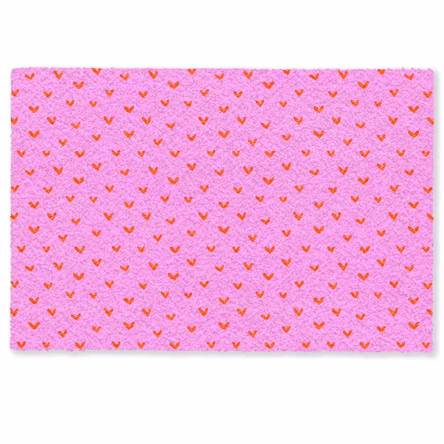 Rood - Hartjes - Roze - Patroon Deurmat klein 898 -zkaufland3d