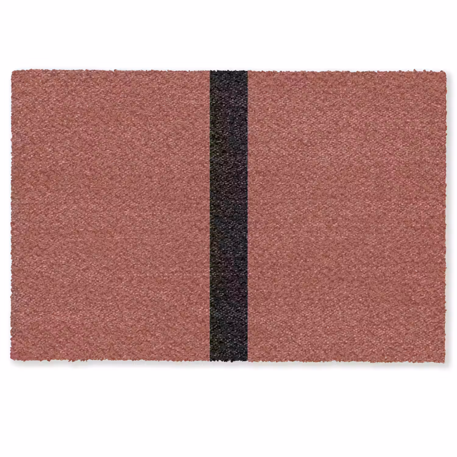 Rood - Zwart - Streep - Minimalistisch Deurmat klein -zkaufland3d