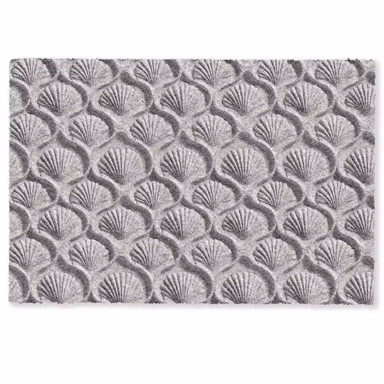 Zand - Schelpenvorm - Grijs Deurmat klein 898 -zkaufland3d