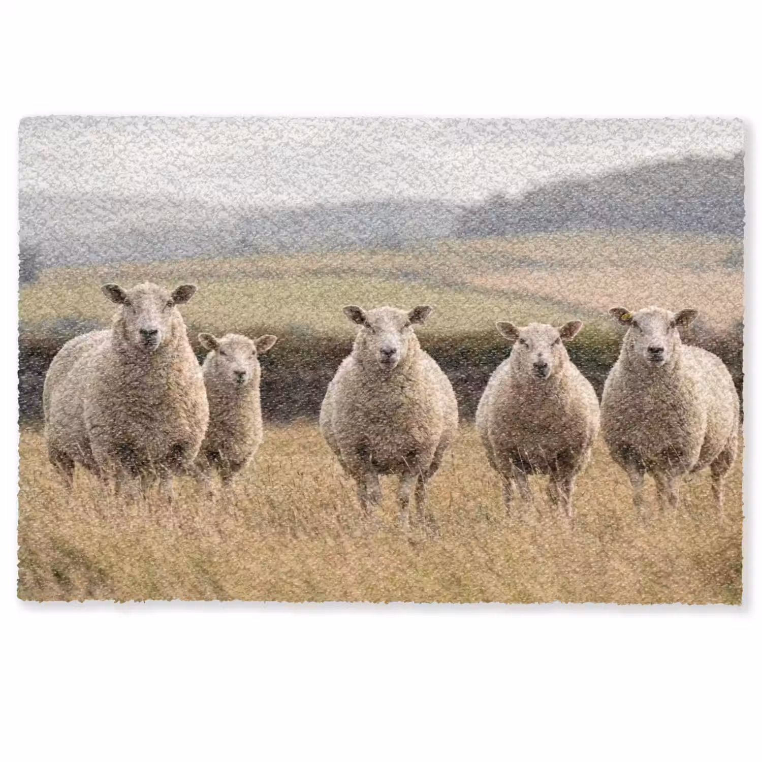 Schapen - Weidenlandschap - Heuvels Deurmat klein -zkaufland3d
