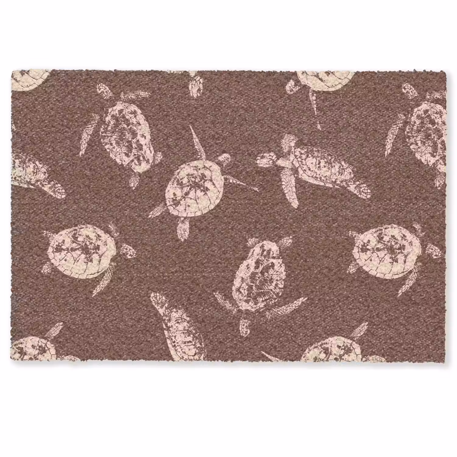 Schildpadden - Patroon - Bruin - Beige Deurmat klein -zkaufland3d