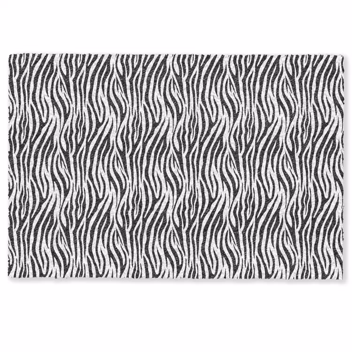 Zwart - Wit - Zebra - Patroon Deurmat klein 898 -zkaufland3d