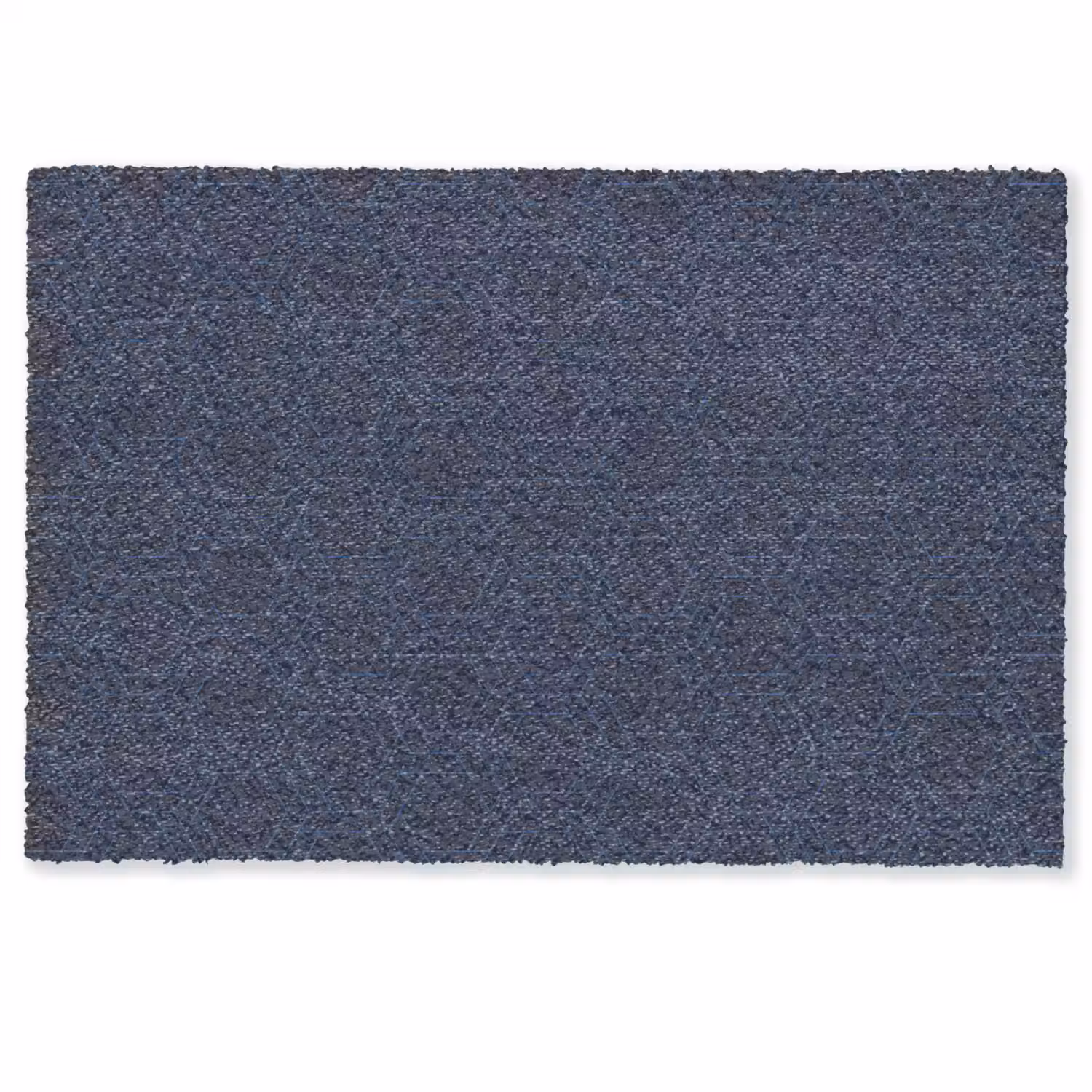 Hexagon - Patroon - Blauw Deurmat klein 898 -zkaufland3d