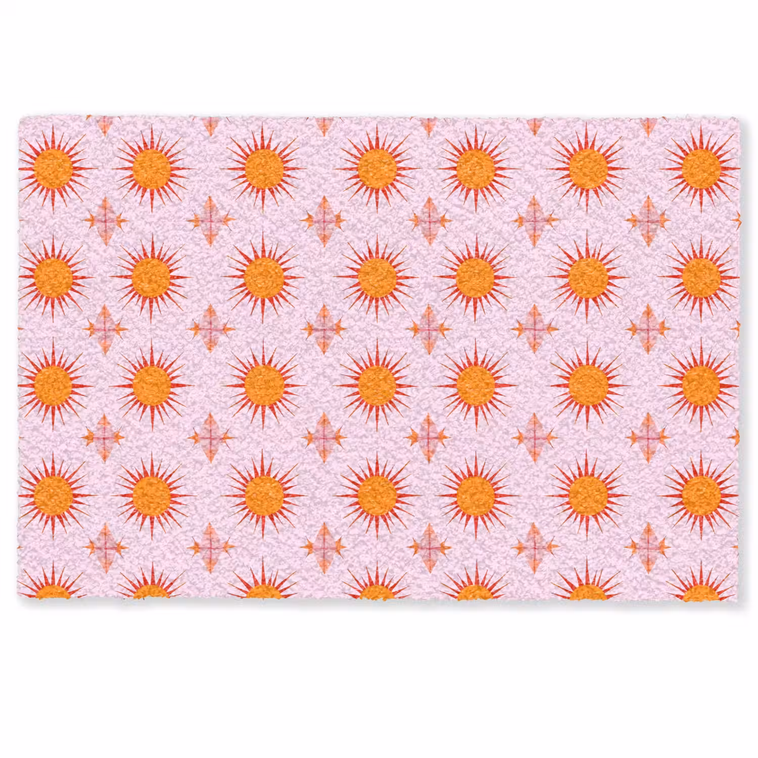 Zon - Patroon - Roze Deurmat klein 898 -zkaufland3d