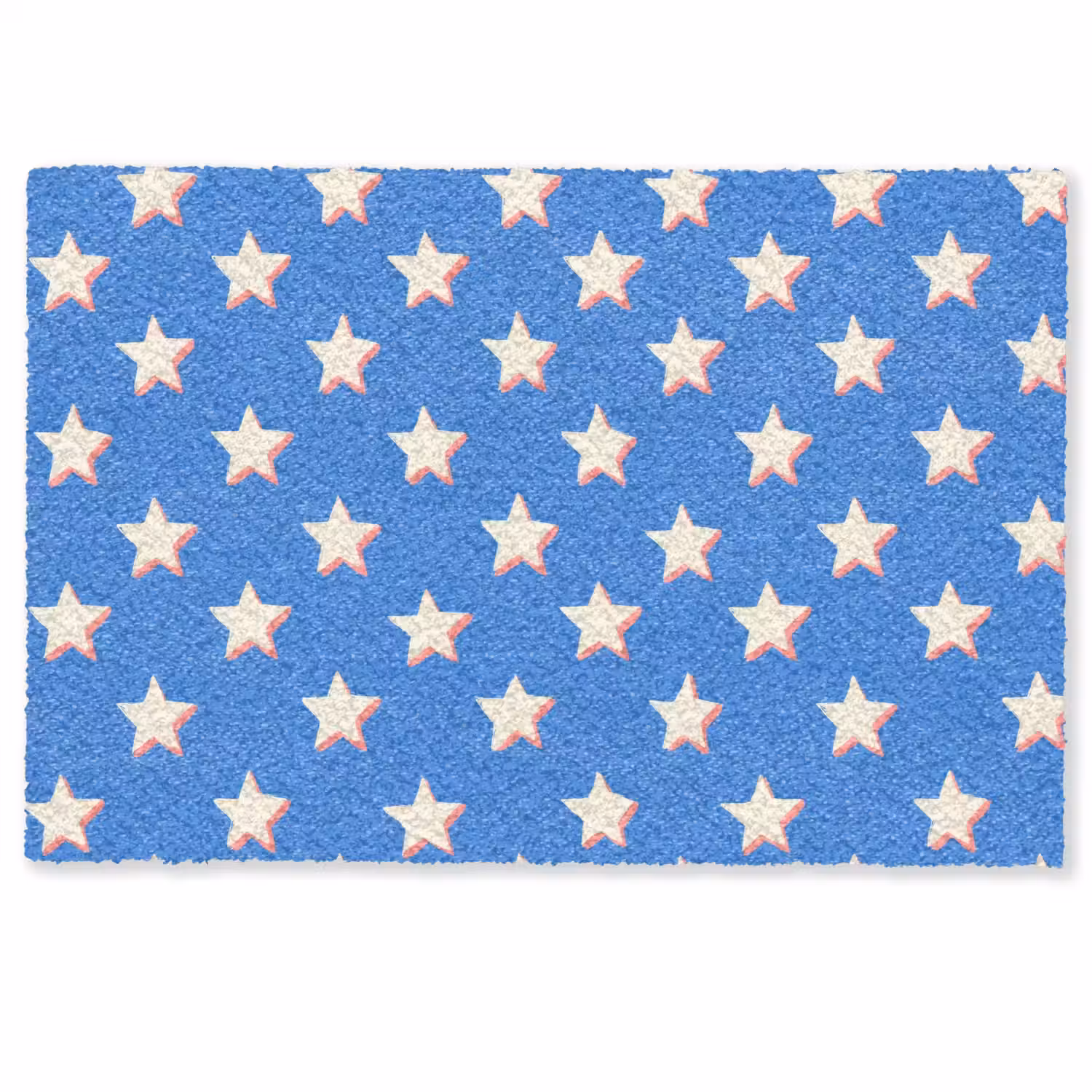 Sterren - Patroon - Blauw Deurmat klein 898 -zkaufland3d