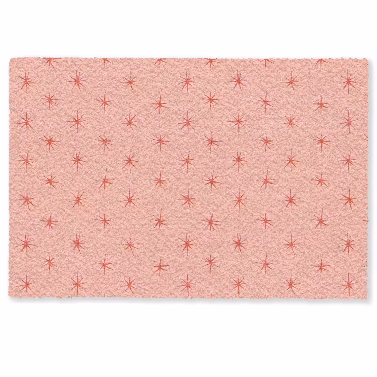 Sterretjes - Patroon - Oranje Deurmat klein 898 -zkaufland3d