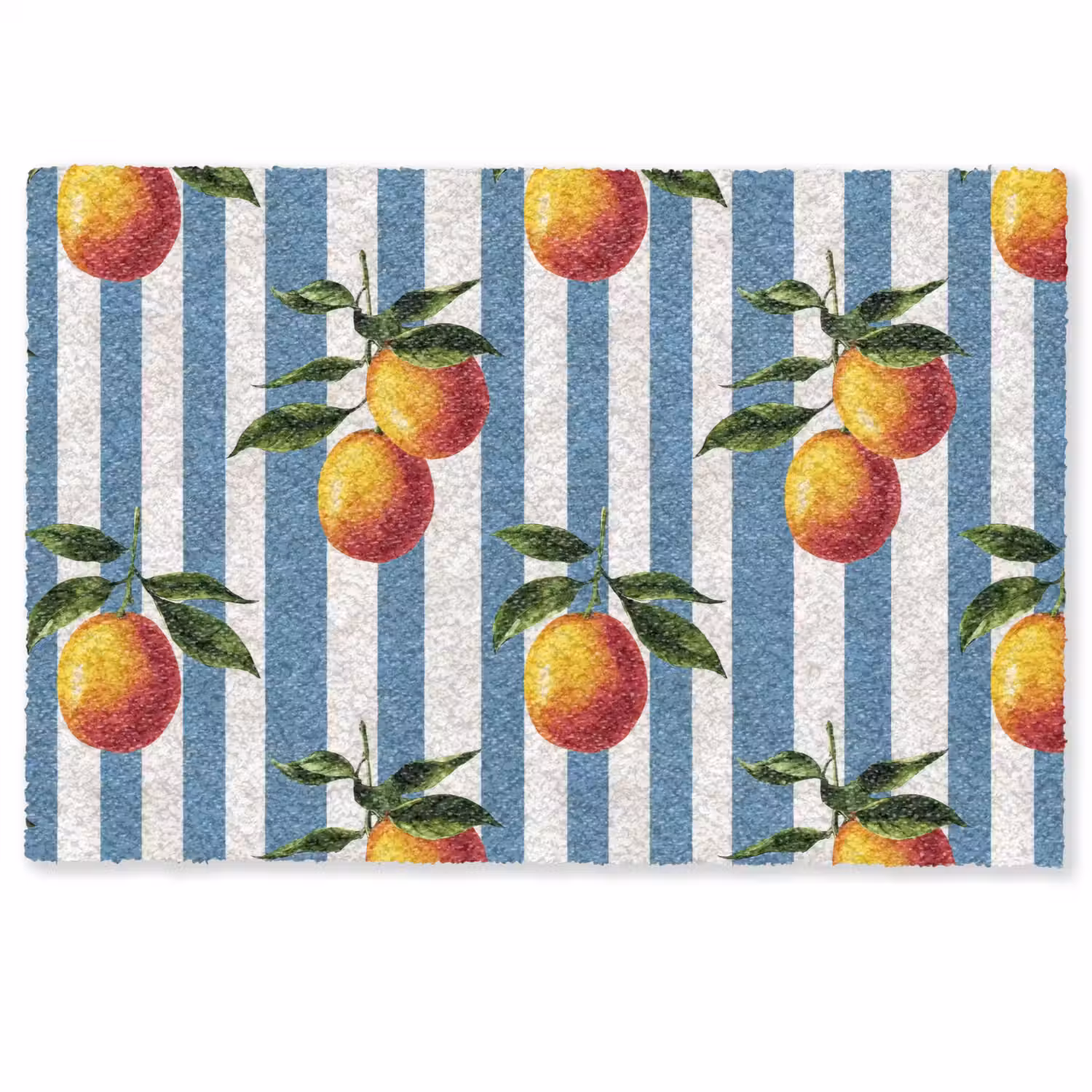 Strepen - Citroen - Blauw Deurmat klein 898 -zkaufland3d