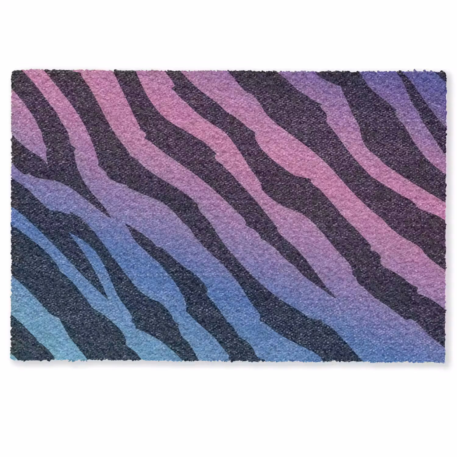 Tijgerprint - Blauw - Paars - Kleurrijk Deurmat klein -zkaufland3d