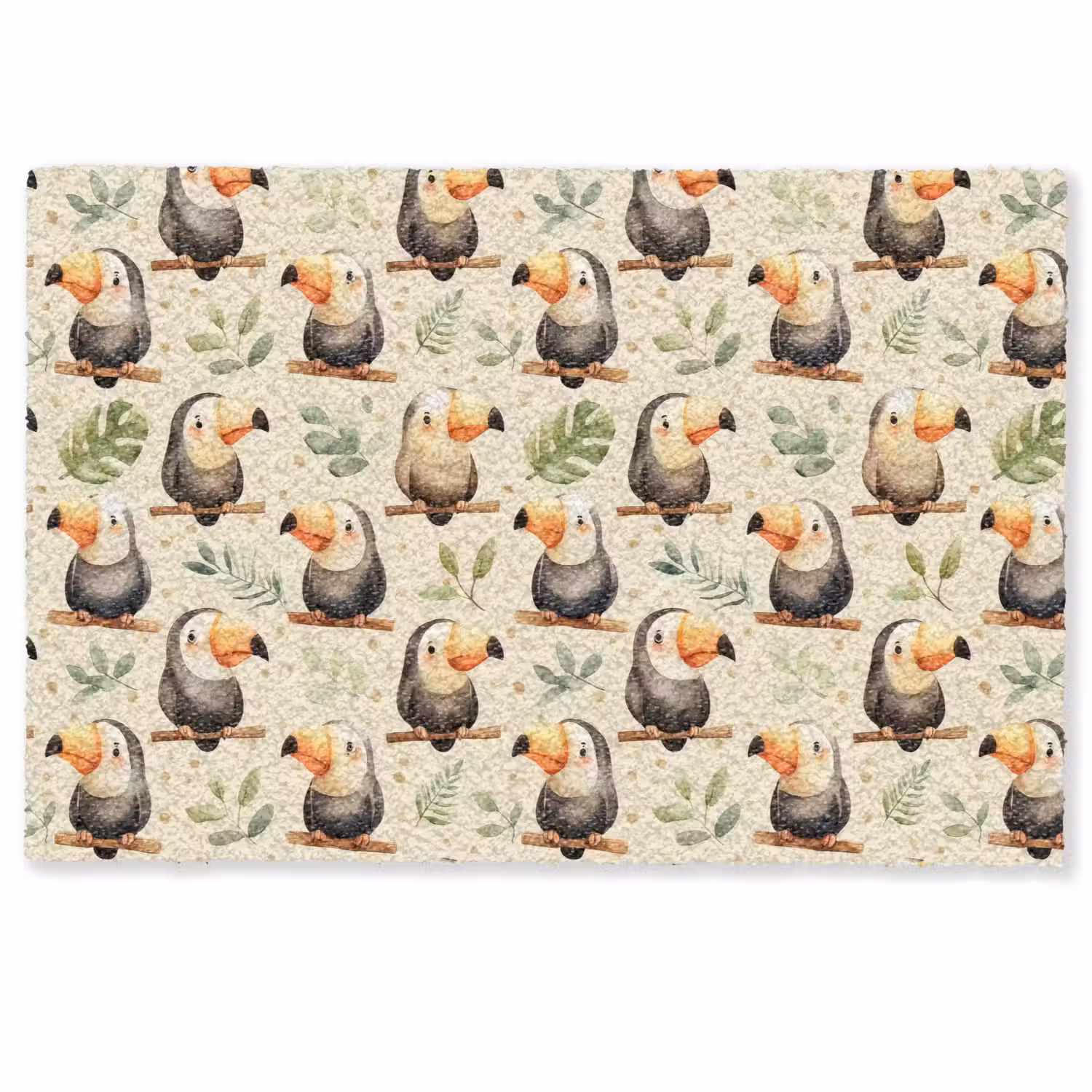 Toekans - Exotisch - Kleurrijk Deurmat klein 898 -zkaufland3d