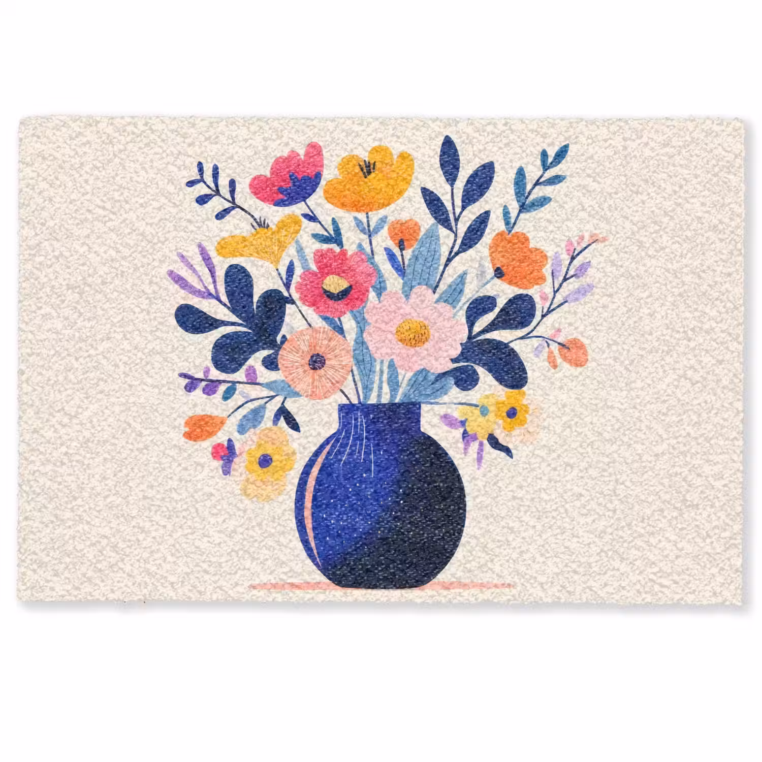 Vaas - Bloemen - Boeket Deurmat klein -zkaufland3d