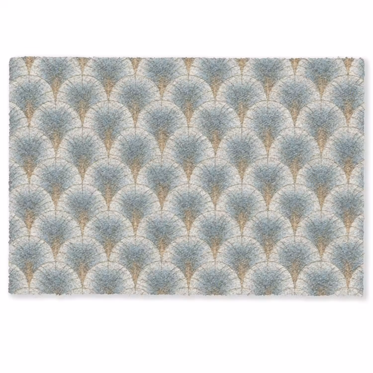 Waaier - Klassiek - Blauw Deurmat klein 898 -zkaufland3d