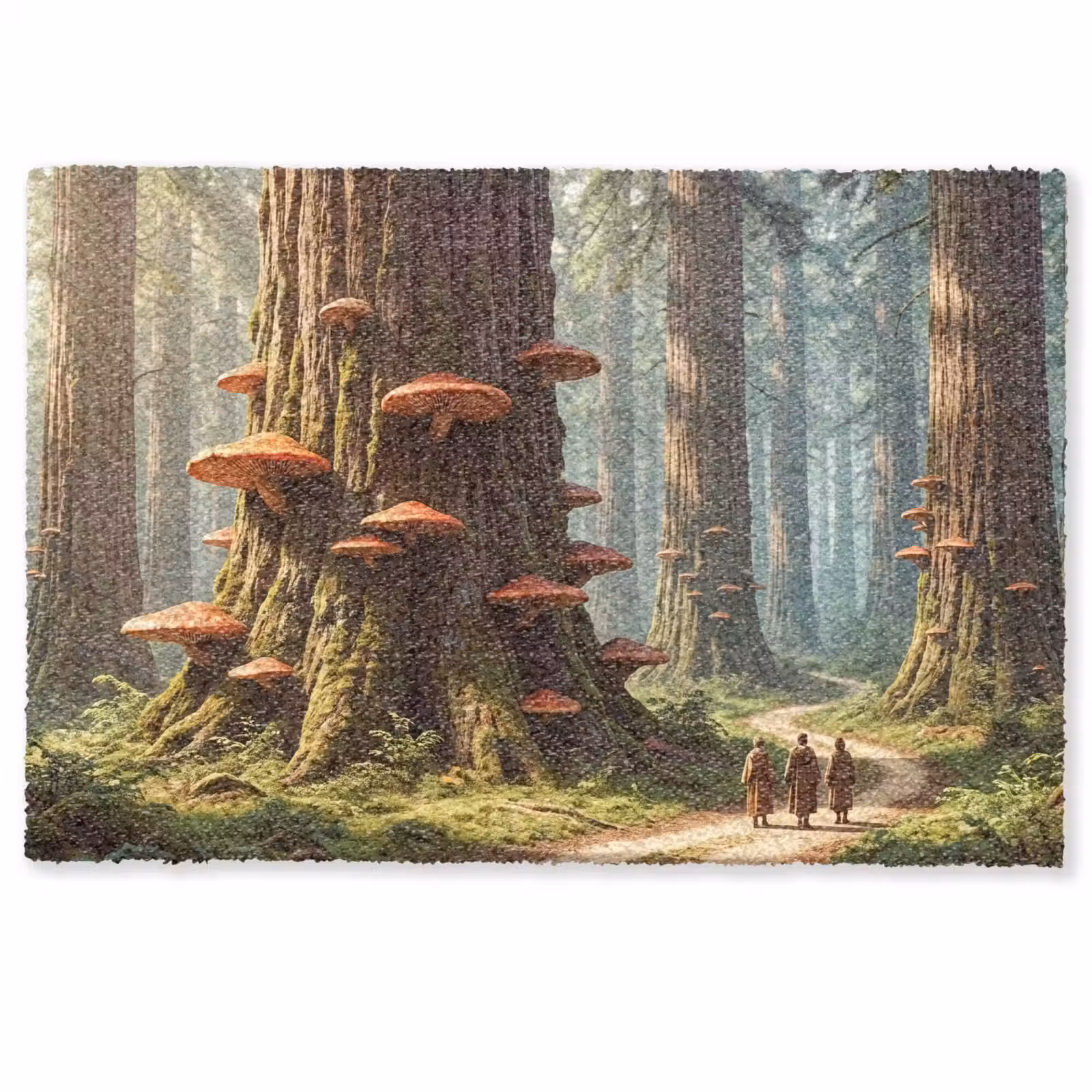 Fußmatte - Wald – Bäume – Natur - Bos - Bomen - Natuur Deurmat klein