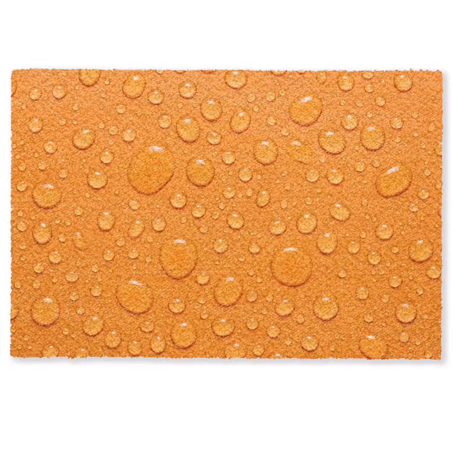 Water - Druppels - Oranje Deurmat klein -zkaufland3d
