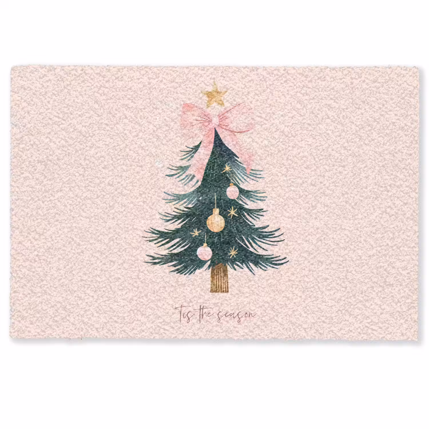 Christmas Season - Kerst - Kerstboom - Roze Deurmat klein -zkaufland3d