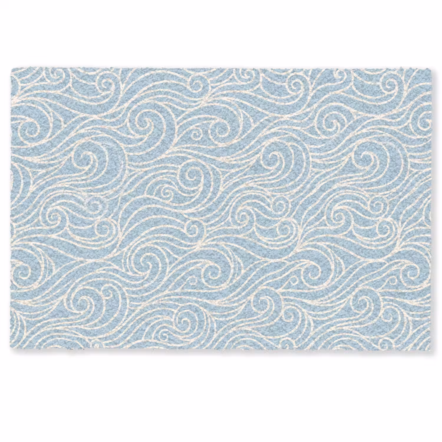 Golf - Abstract - Natuur - Modern - Blauw Deurmat klein -zkaufland3d
