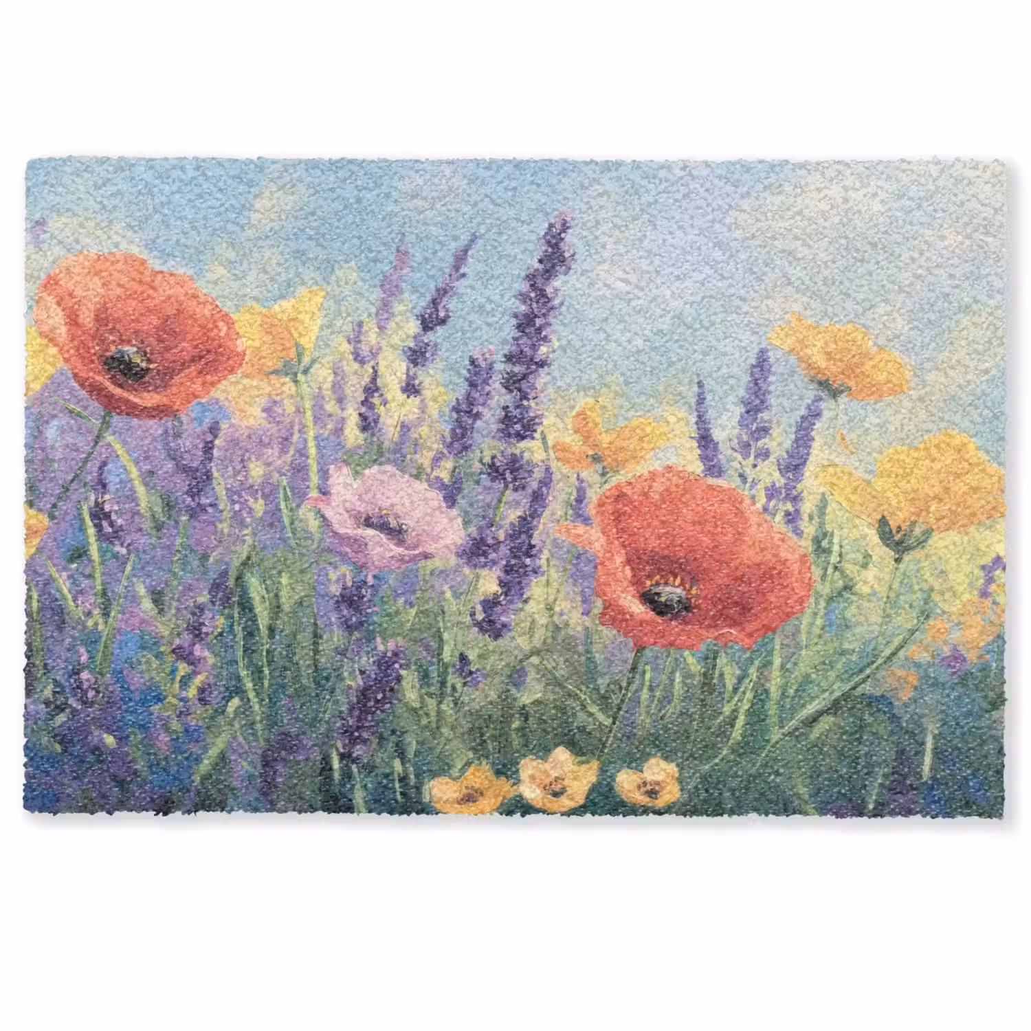 Weide - Bloemen - Kleurrijk Deurmat klein -zkaufland3d