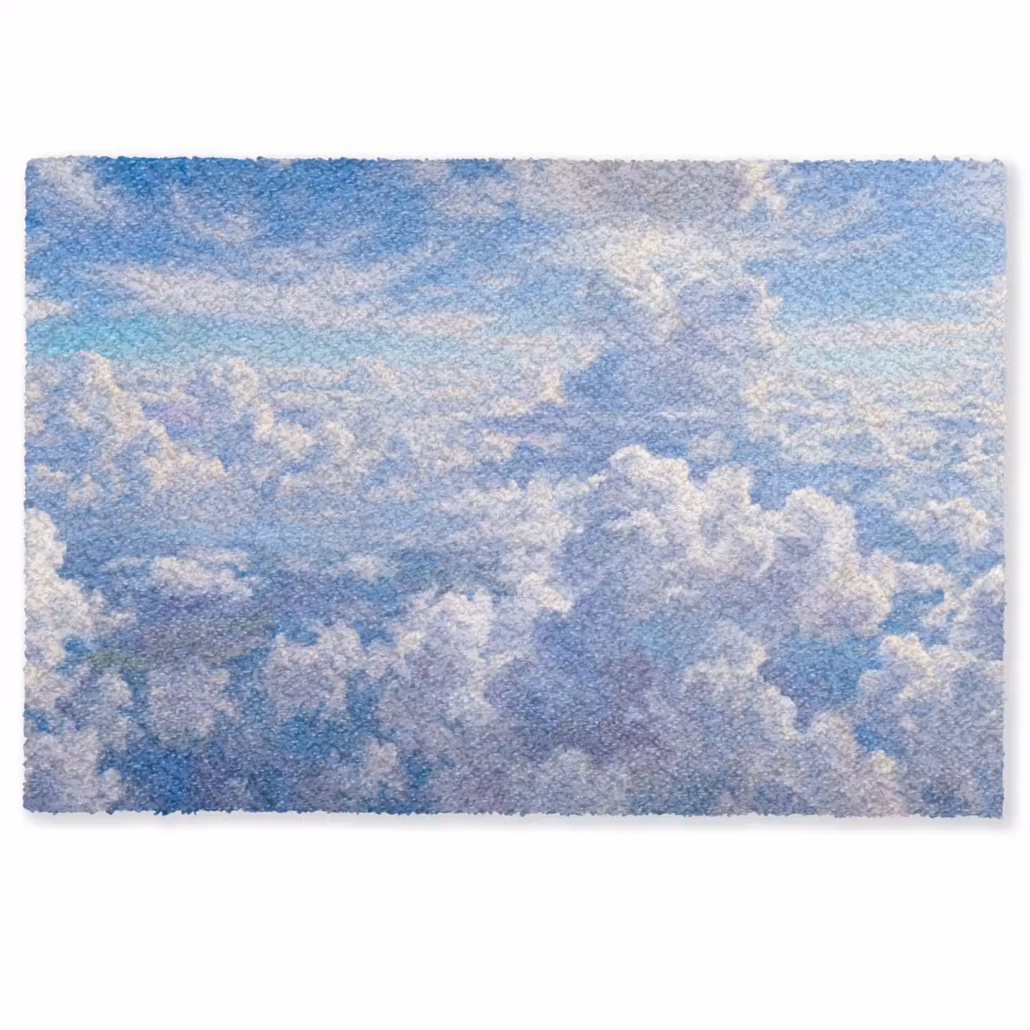 Wolken - Lucht - Natuur - Abstract - Blauw Deurmat klein -zkaufland3d