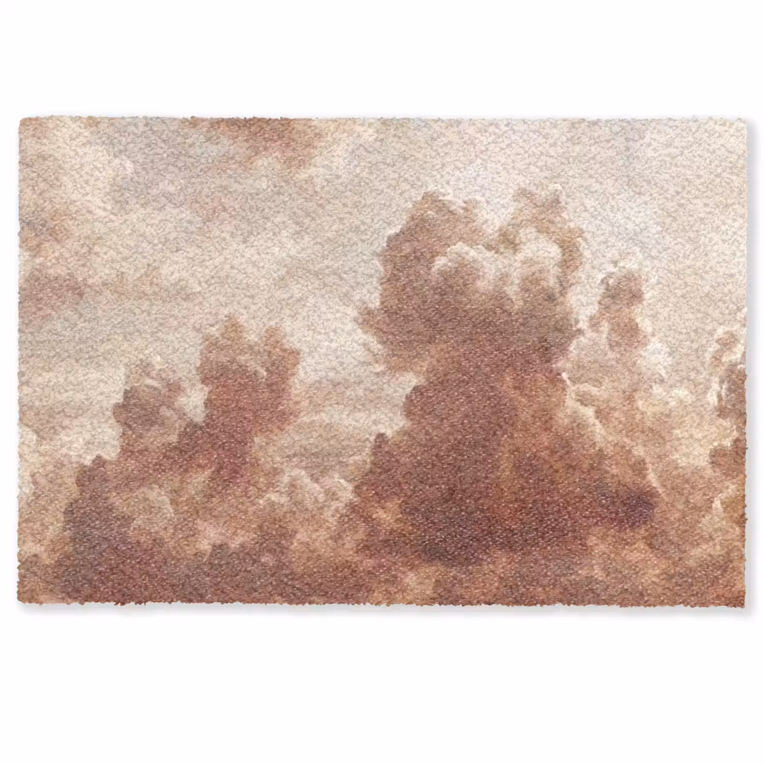 Wolken - Lucht - Natuur - Modern - Bruin Deurmat klein -zkaufland3d