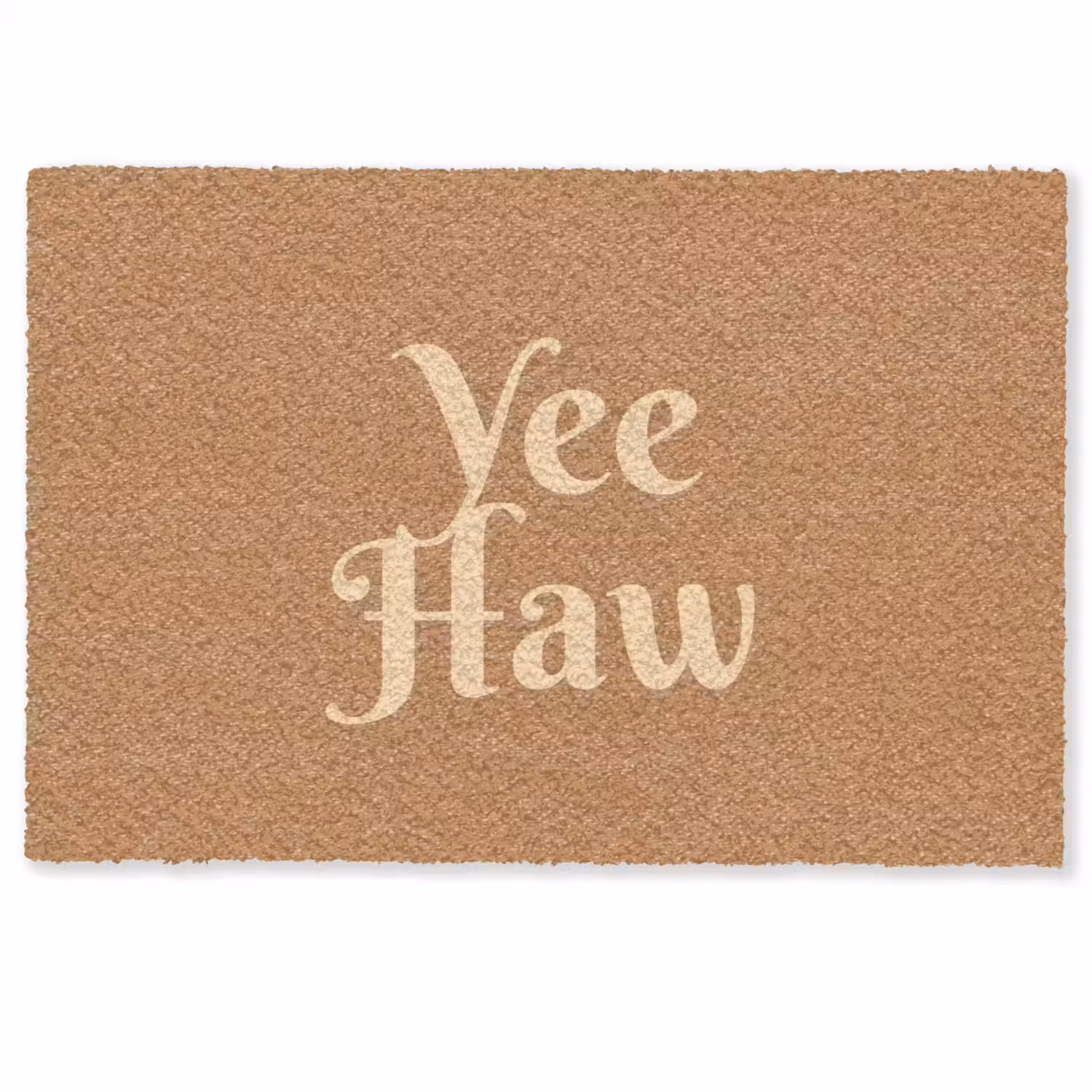 Yee haw - Bruin - Minimalistisch Deurmat klein -zkaufland3d