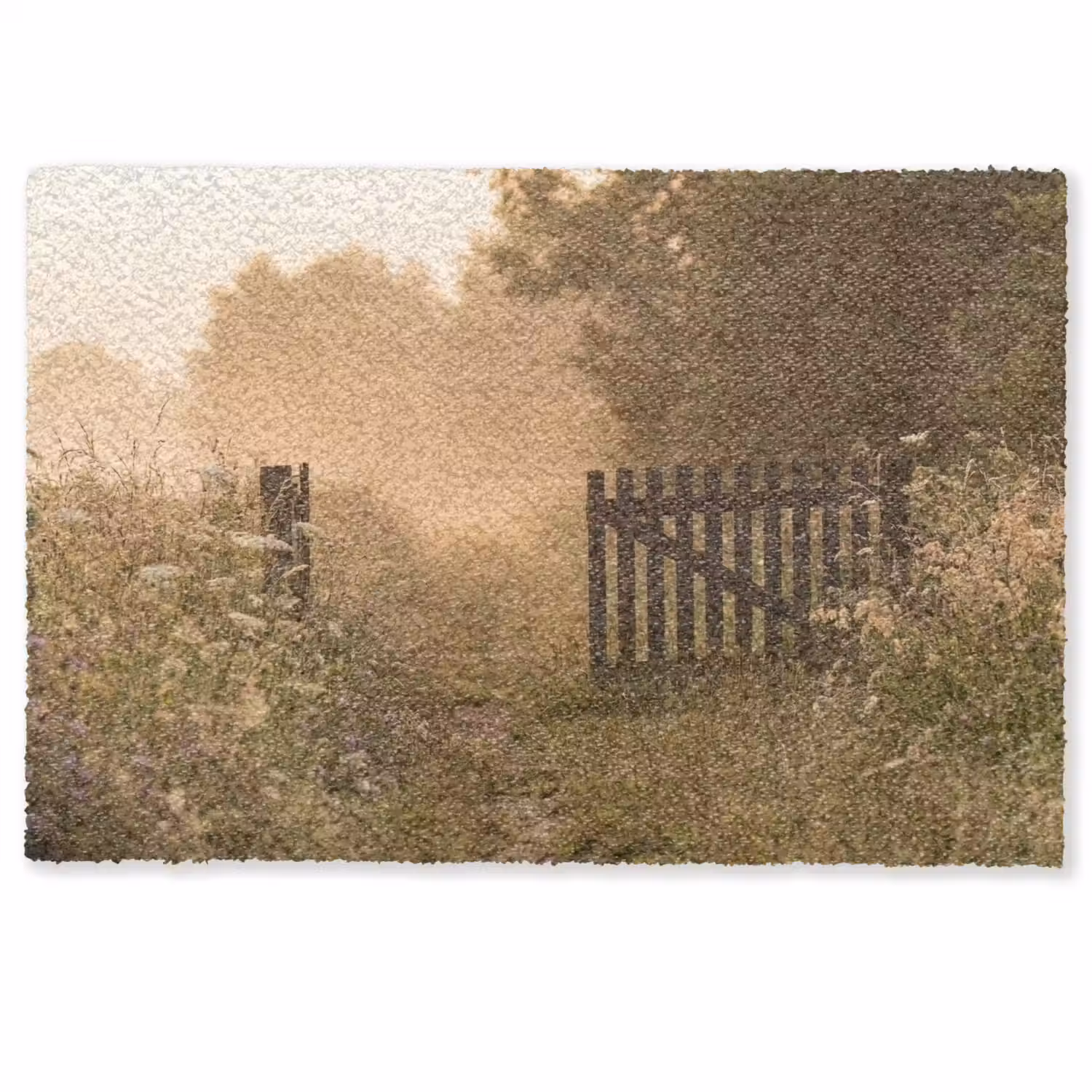 Hek - Natuur - Mist - Veld Deurmat klein -zkaufland3d
