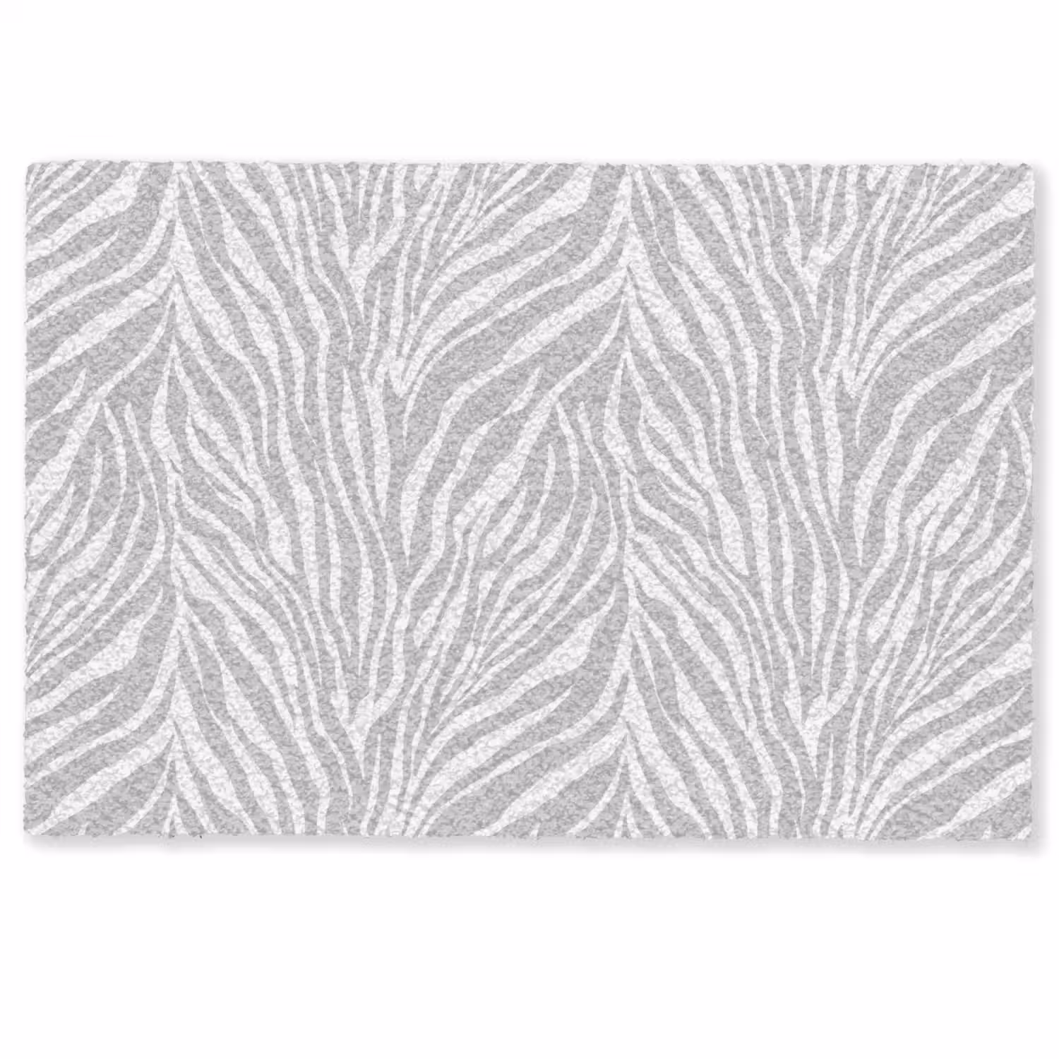 Zebra - Motief - Grijs Deurmat klein 898 -zkaufland3d