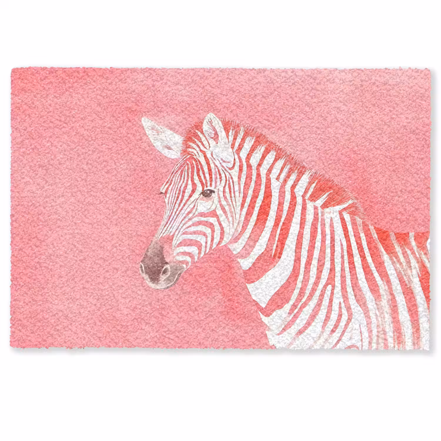 Zebra - Pink - Verf Deurmat klein -zkaufland3d