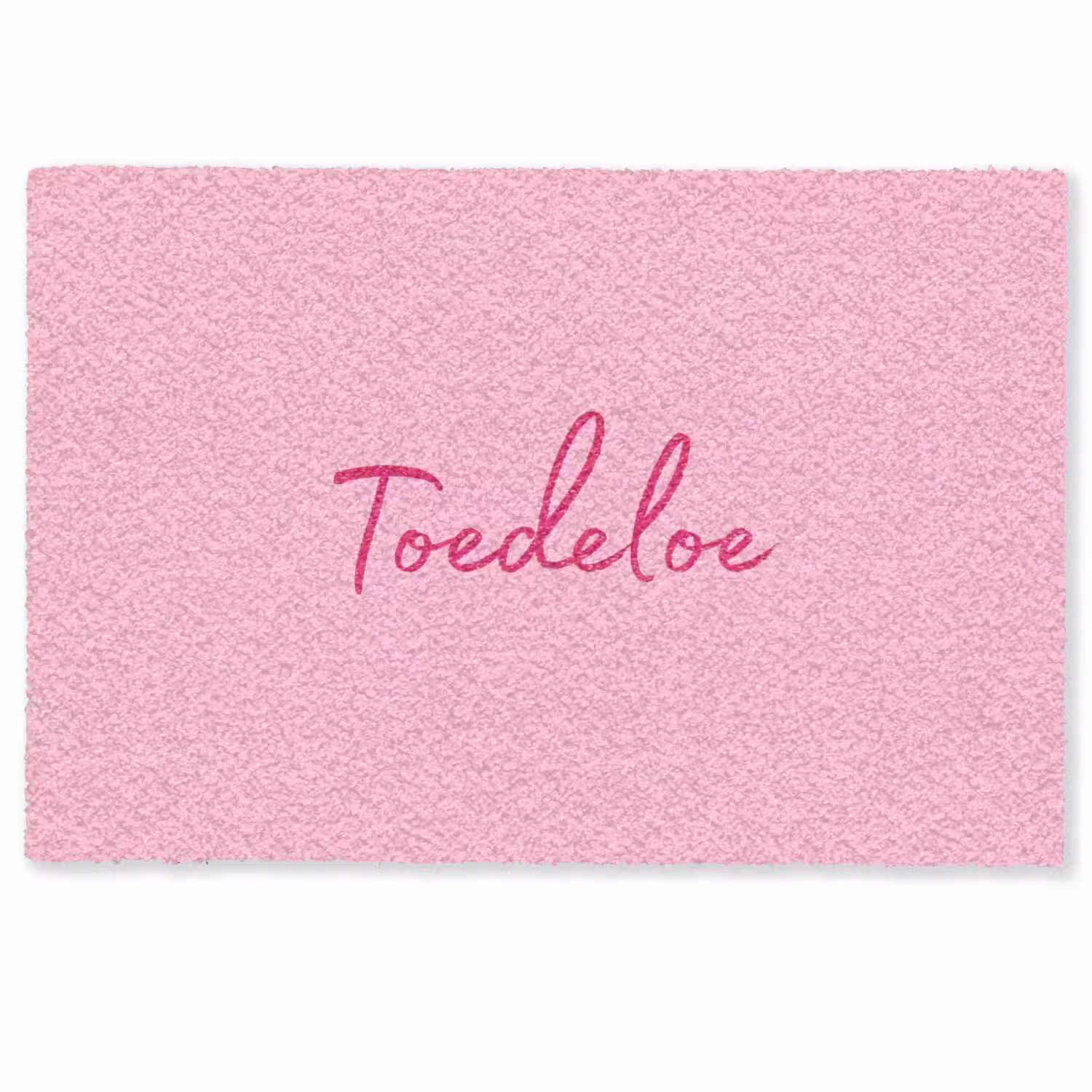 Toedeloe - Roze - Minimalistisch Deurmat klein -zkaufland3d