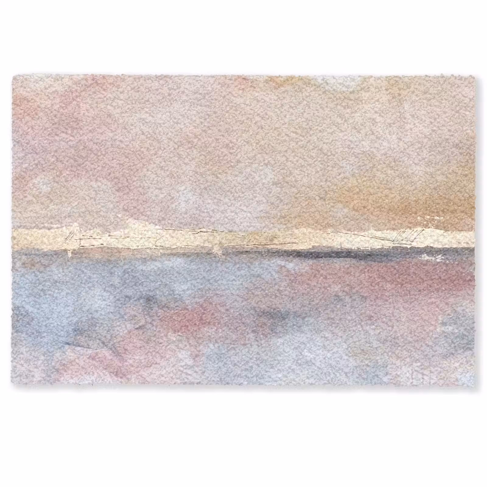 Fußmatte - Zusammenfassung – Horizontal – Kunst – Rosa – Gold - Abstract - Horizontaal - Kunst - Roze - Goud Deurmat klein