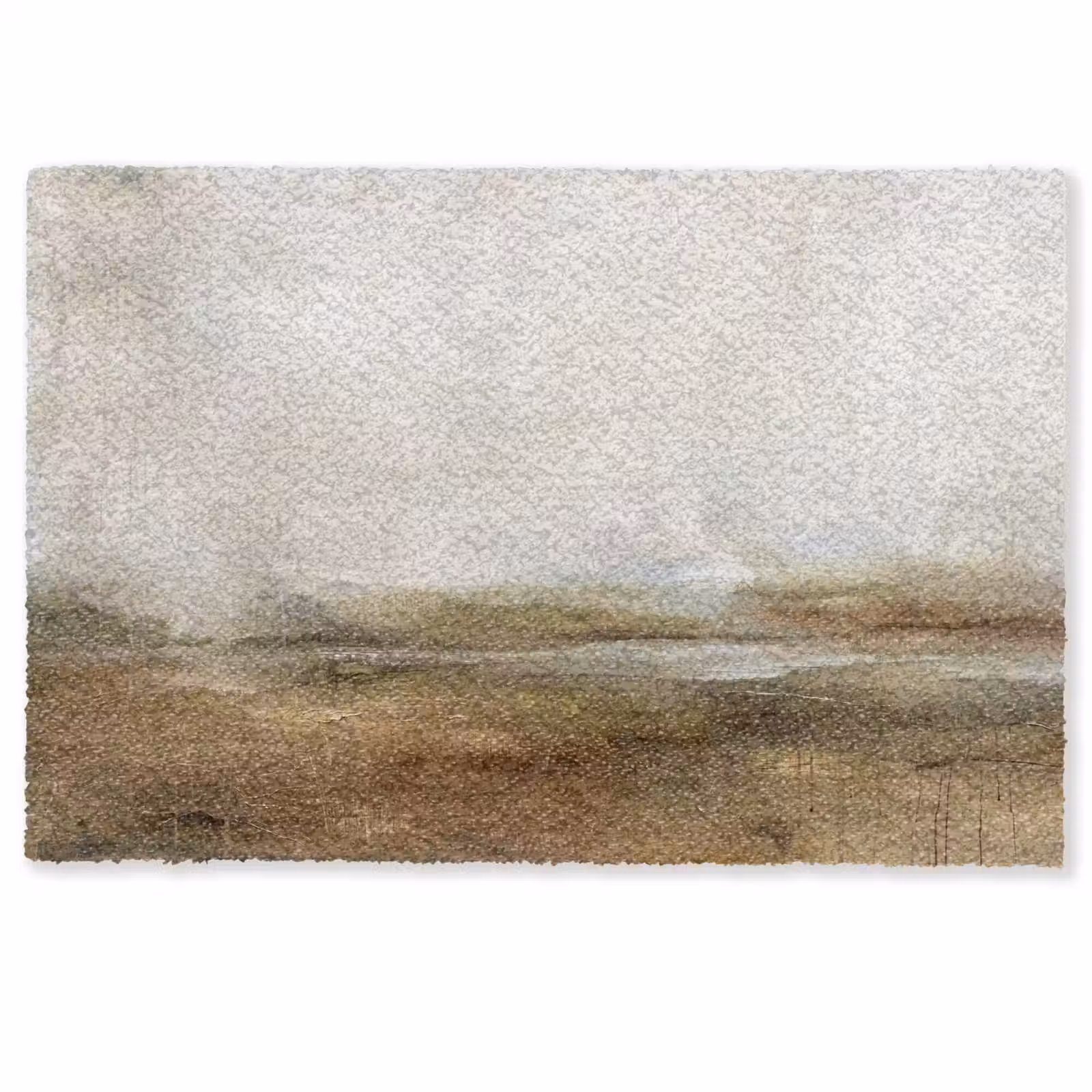 Fußmatte - Zusammenfassung – Landschaft – Natur – Beige – Braun - Abstract - Landschap - Natuur - Beige - Bruin Deurmat klein
