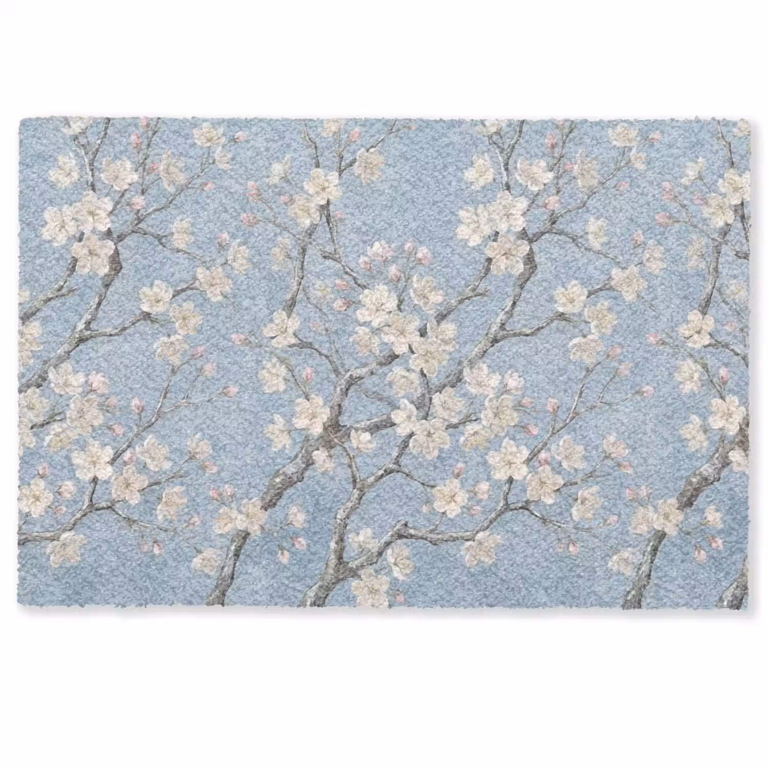 Takken - Kersenbloesem - Blauw Deurmat klein -zkaufland3d