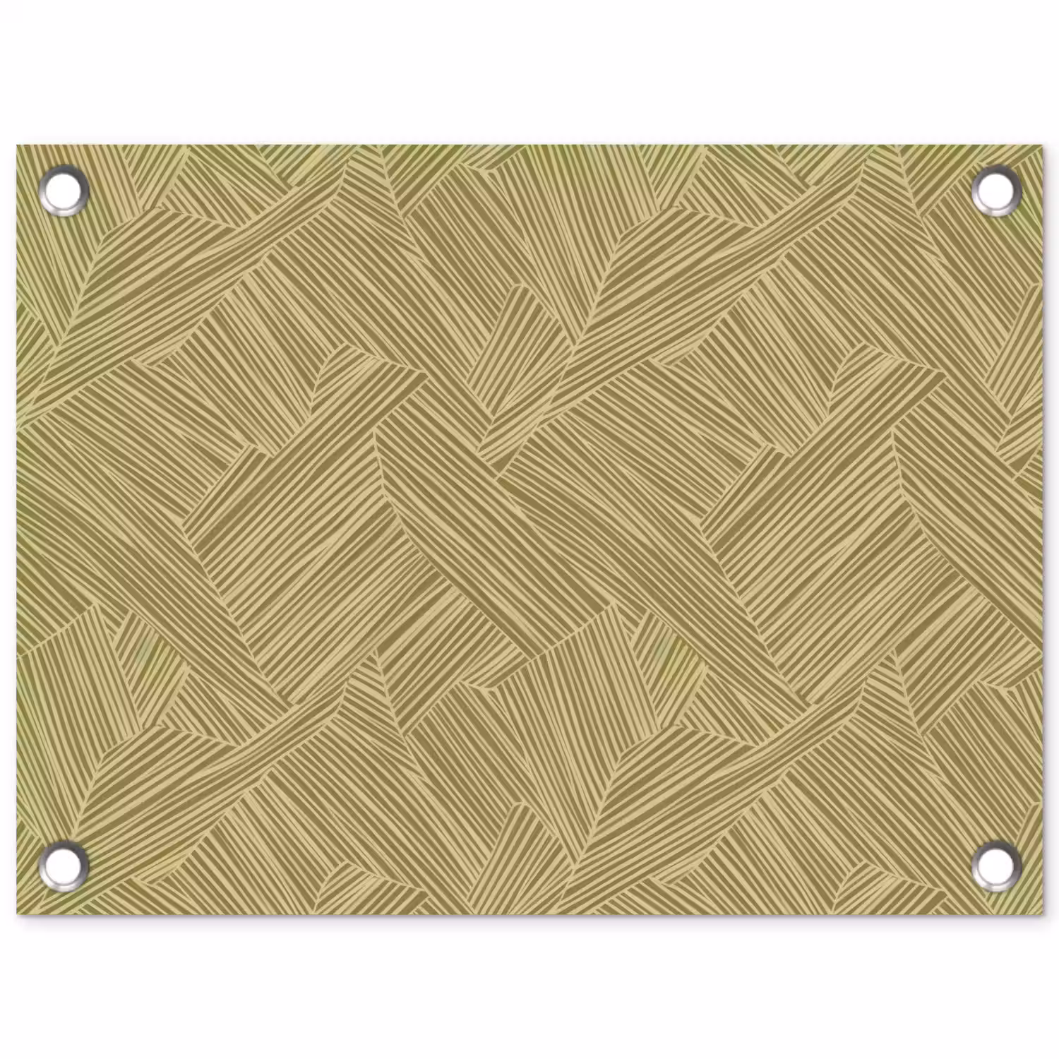 Abstract - Modern - Groen tuinposter los doek klein 239 -3d