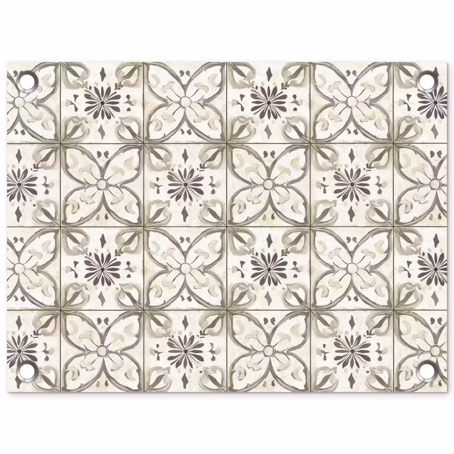 Antiek - Tegel - Beige tuinposter los doek klein 239 -3d