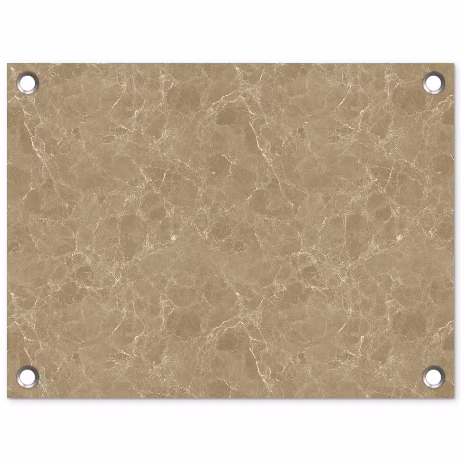 Beige - Marmer - Witte aders tuinposter los doek klein 239 -3d