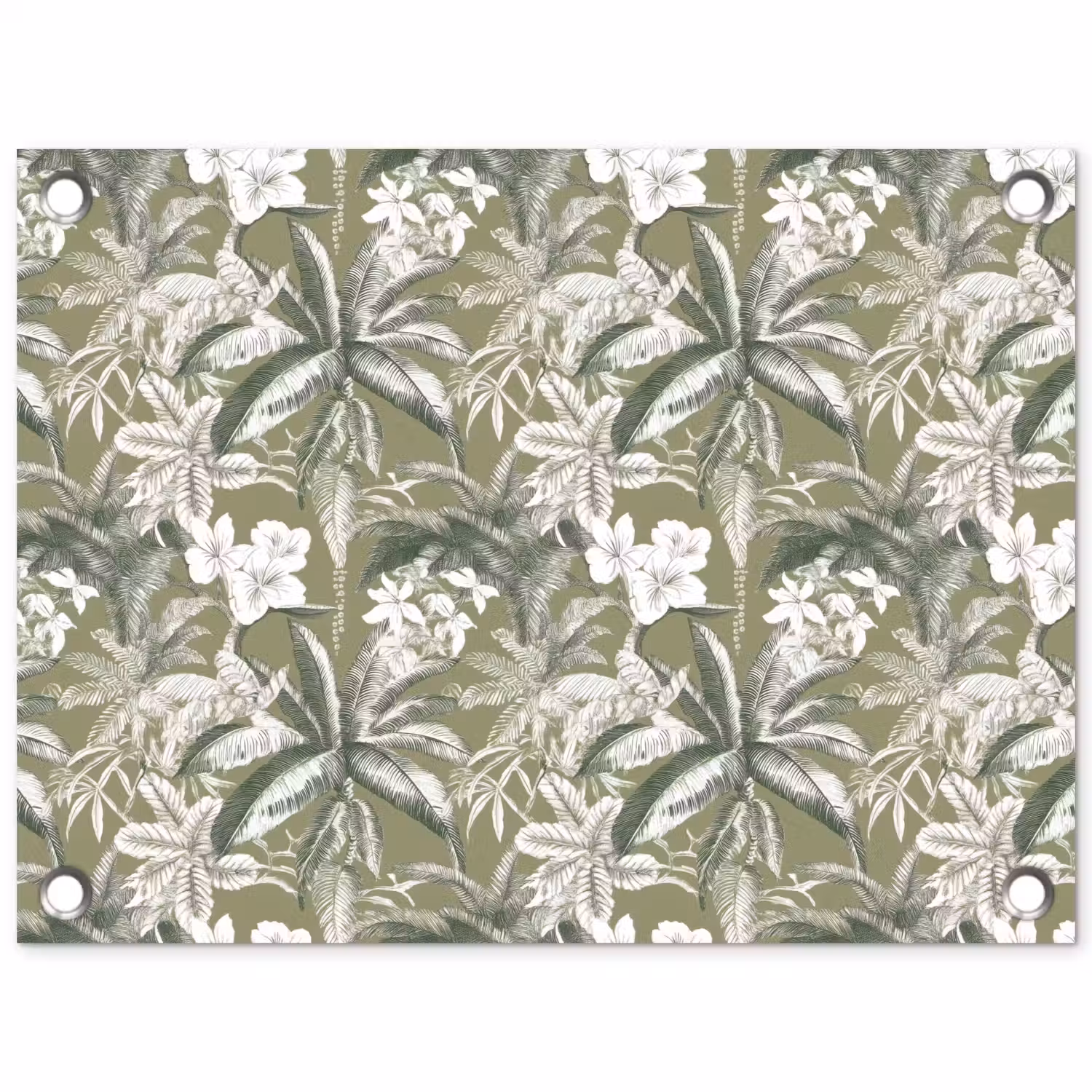 Botanisch - Bloemen - Groen tuinposter los doek klein 239 -3d
