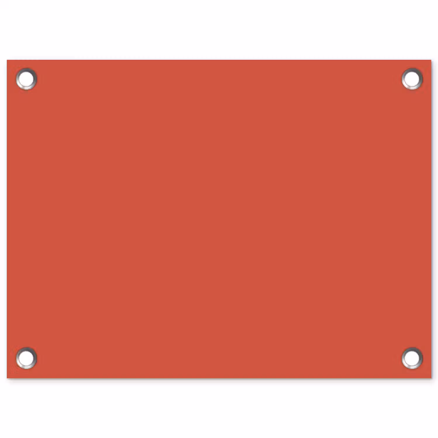 Brick - Red - Rood tuinposter los doek klein 239 -3d