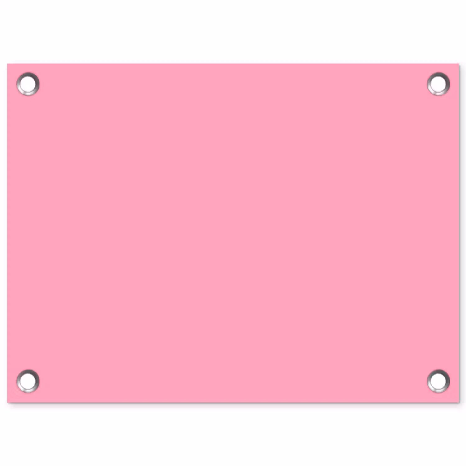 Bubblegum - Pink - Roze tuinposter los doek klein 239 -3d