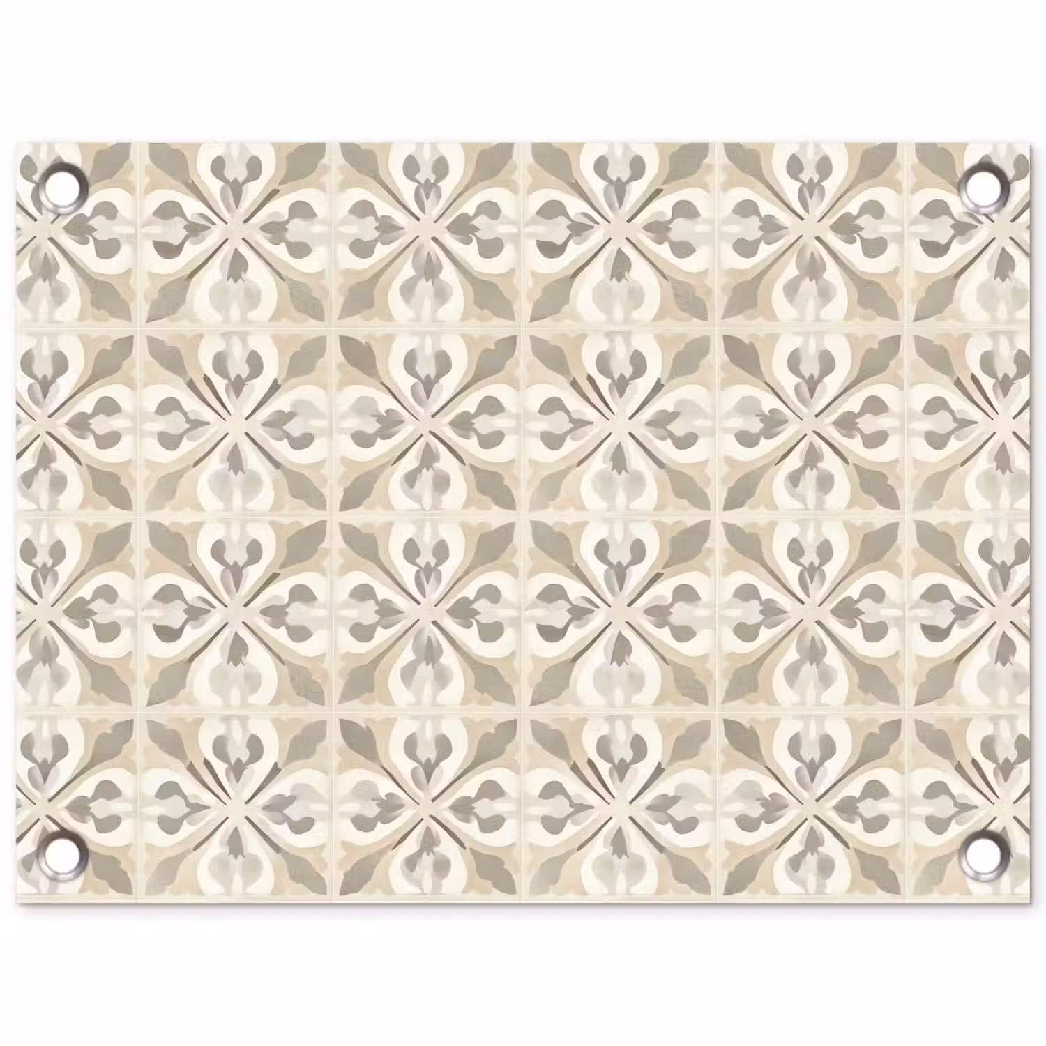 Tegel - Motief - Beige tuinposter los doek klein 239 -3d