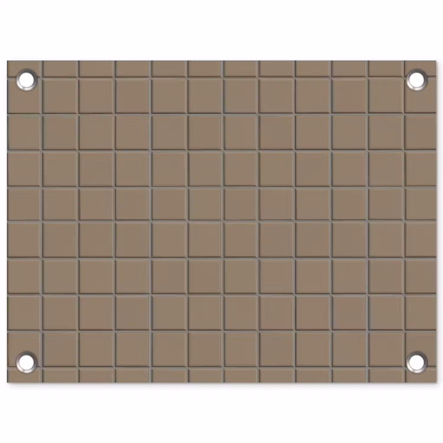 Tegel - Patroon - Taupe tuinposter los doek klein 239 -3d