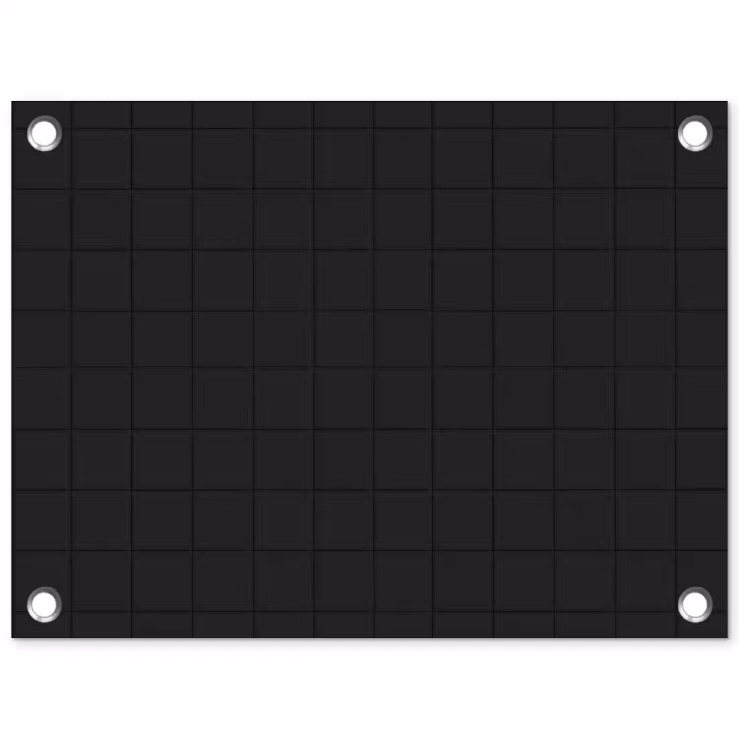 Tegels - Patroon - Mat - Zwart tuinposter los doek klein 239 -3d
