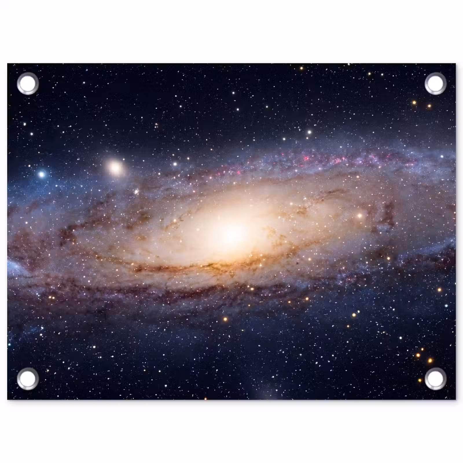 Gartenposter - Galaxie – Weltraum – Kosmos - Sterrenstelsel - Ruimte - Kosmos tuinposter los doek klein
