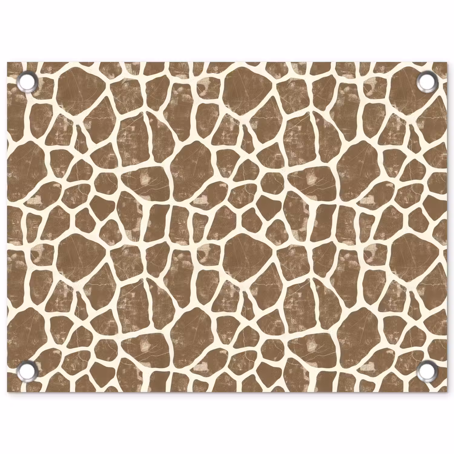 Giraf - Klassiek - Bruin tuinposter los doek klein 239 -3d