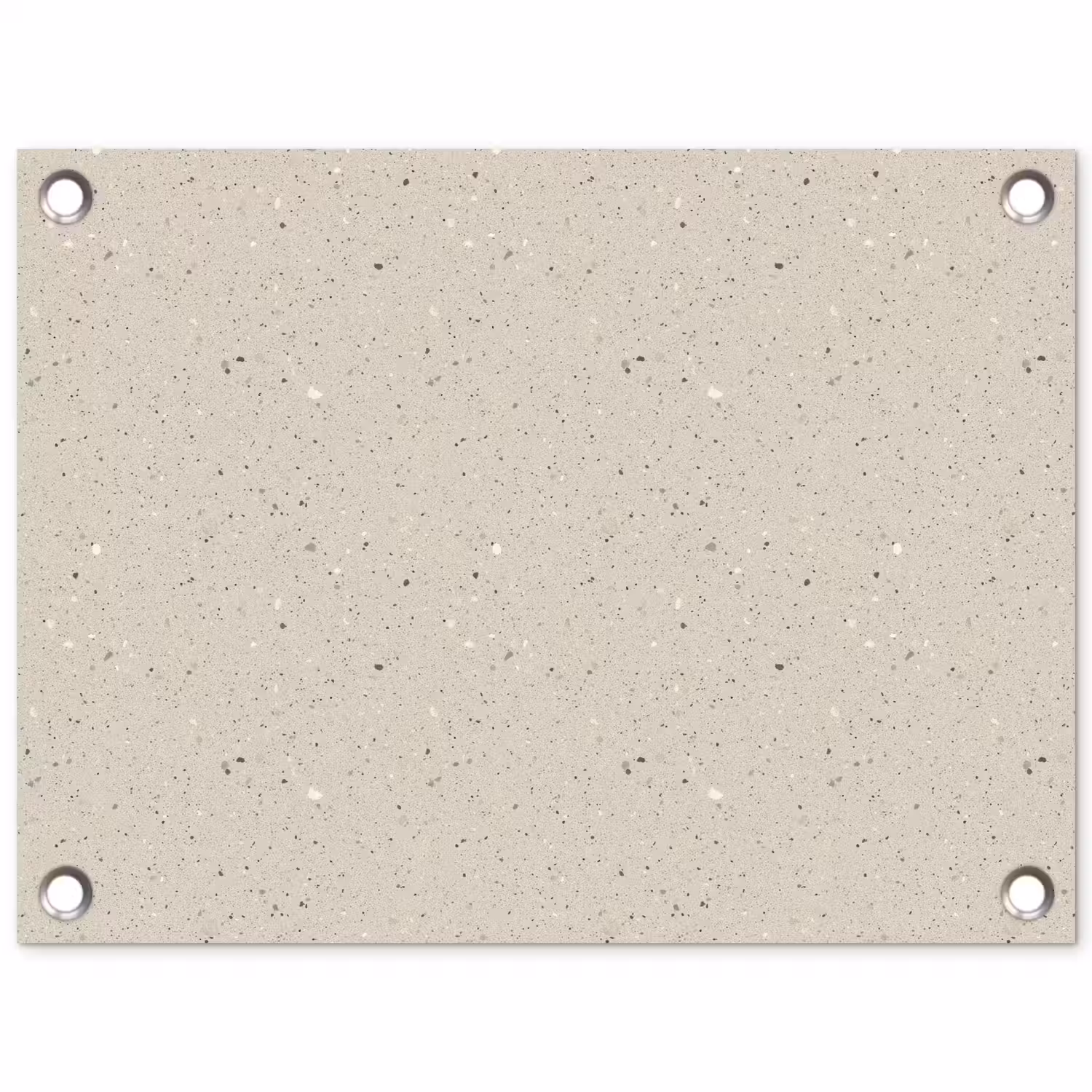 Lichtbeige - Terrazzo - Grijs tuinposter los doek klein 239 -3d