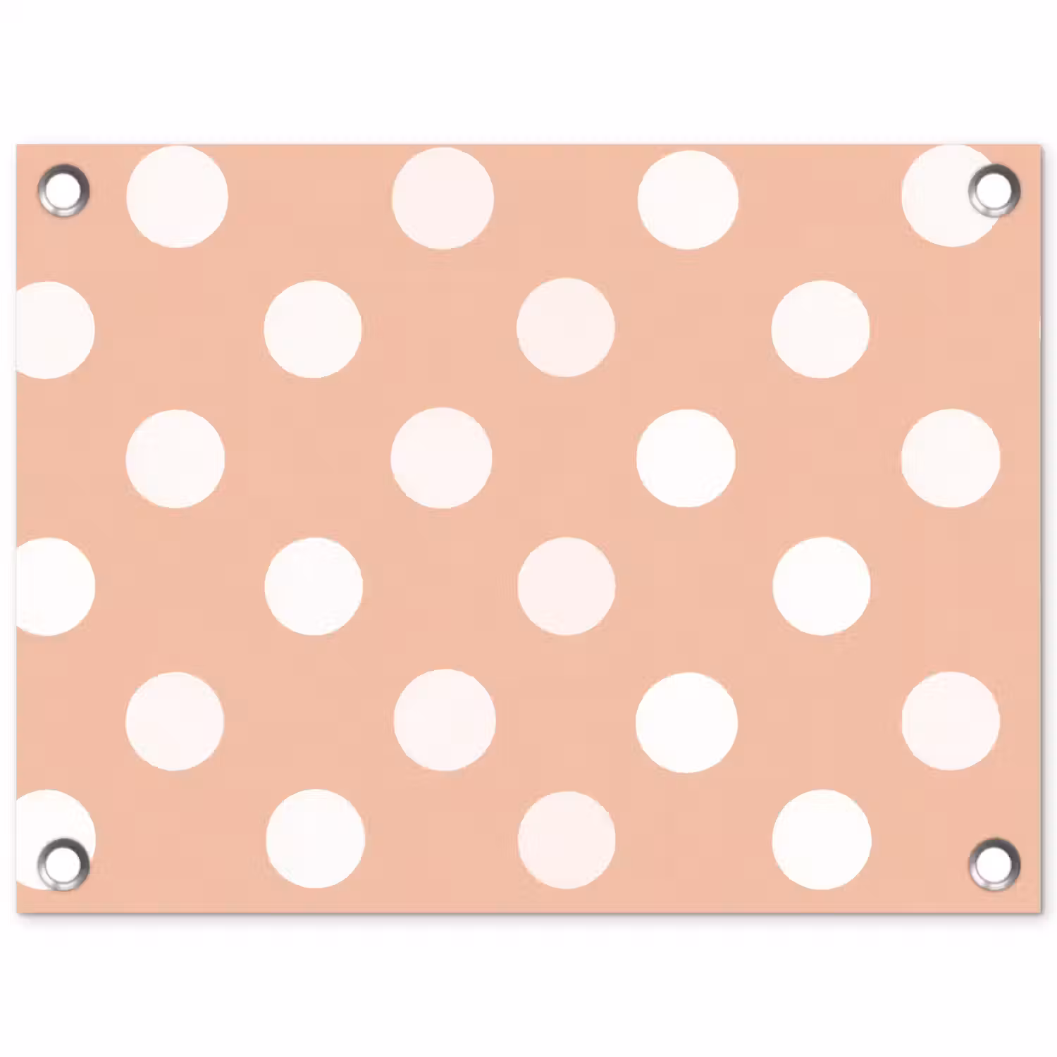 Klassiek - Polka - Perzik tuinposter los doek klein 239 -3d