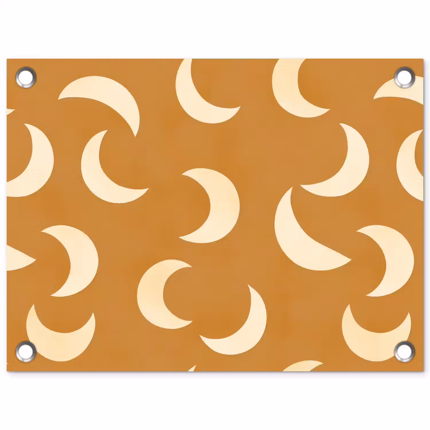 Manen - Patroon - Oker tuinposter los doek klein 239 -3d