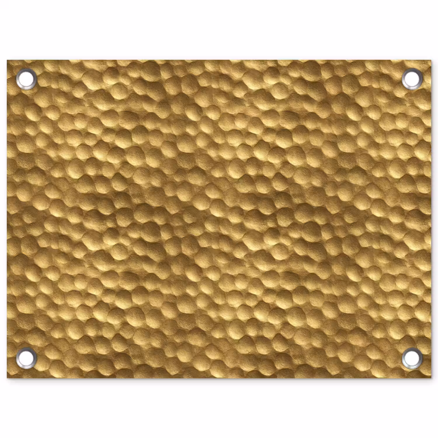 Metaal - Dynamisch - Goud tuinposter los doek klein 239 -3d