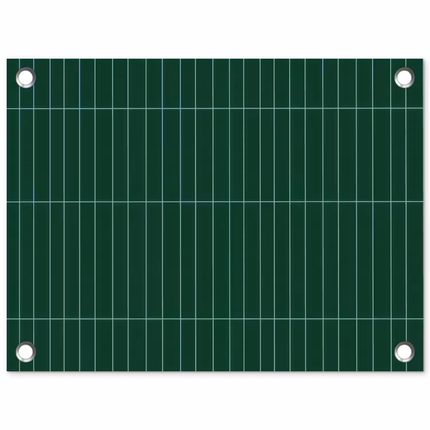 Patroon - Tegels - Donkergroen tuinposter los doek klein 239 -3d