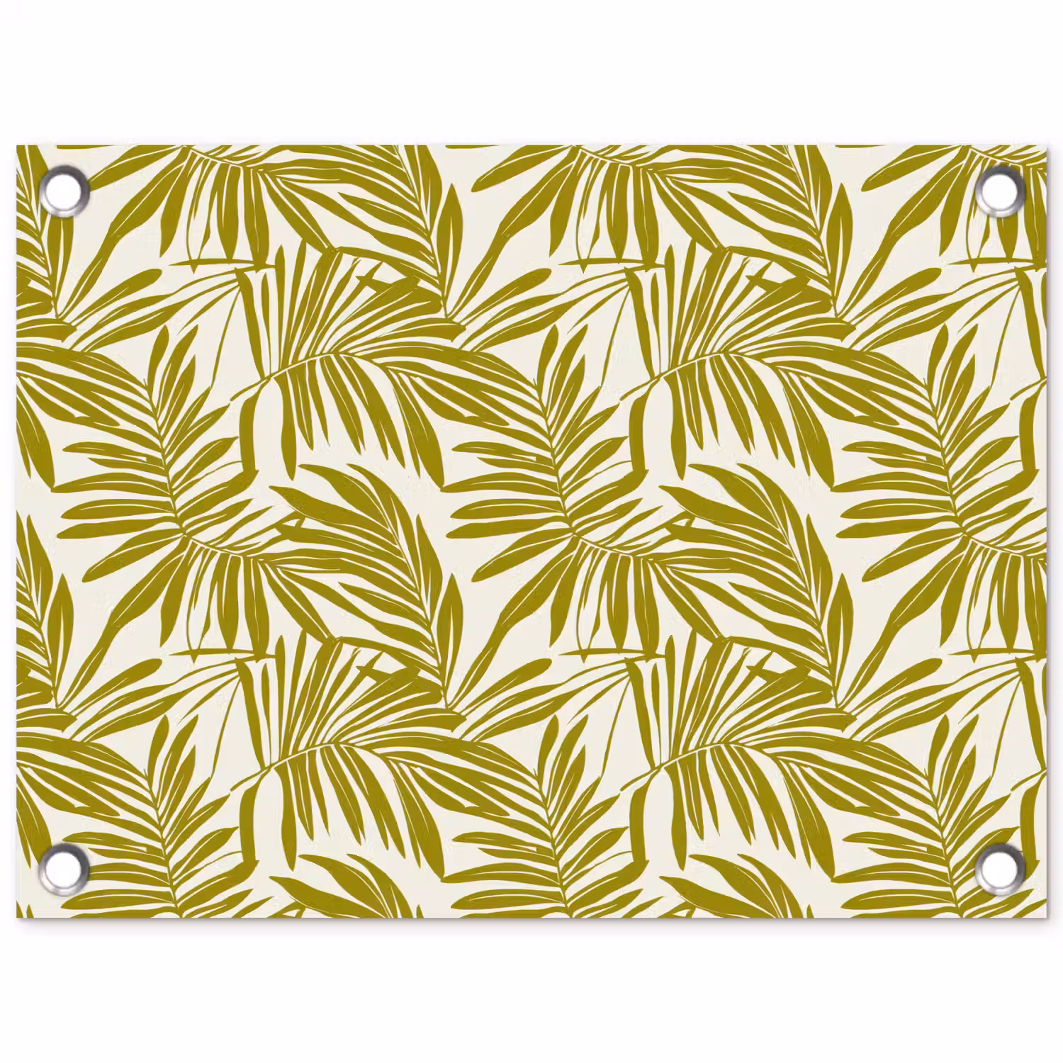 Palmblad - Patroon - Groen tuinposter los doek klein 239 -3d