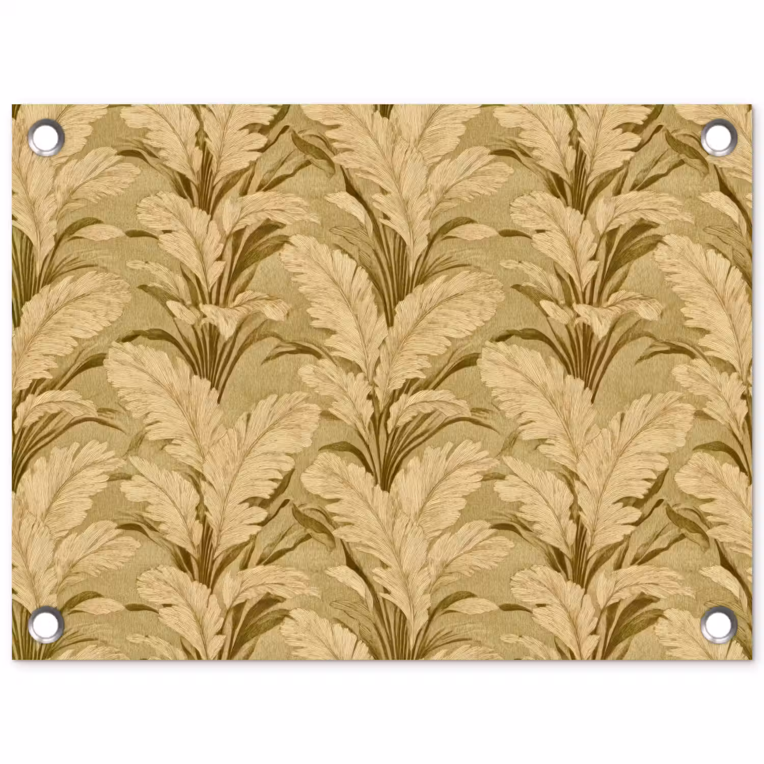 Palmbladeren - Klassiek - Groen tuinposter los doek klein 239 -3d